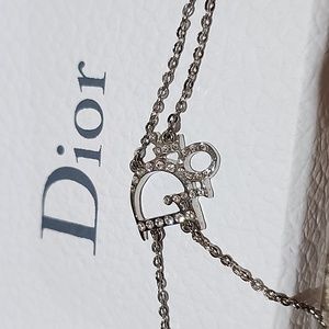 Dior crystal logo bracelet NWOT